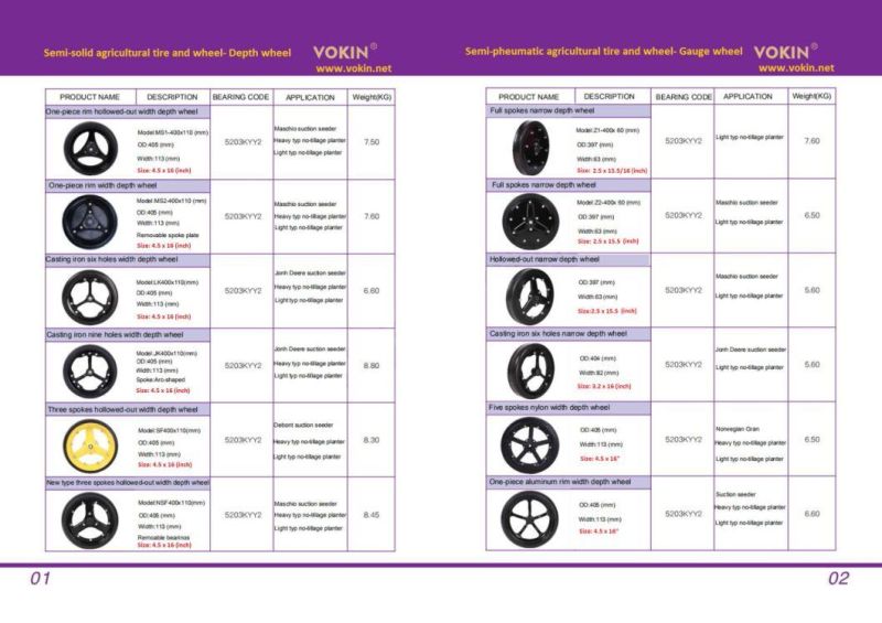 Maschio Gasprado Seeder Wheel Assemblies & Semi-Pneumatic Tyres