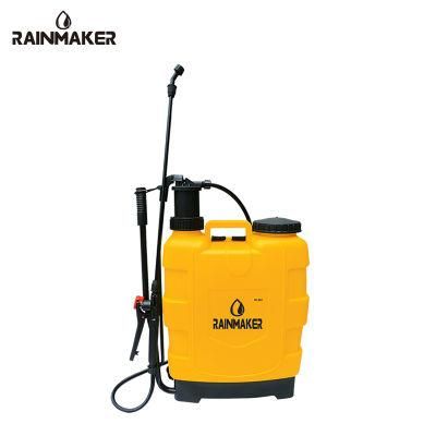 Rainmaker 20L Manual Hand Agriculture Plastic Backpack Sprayer