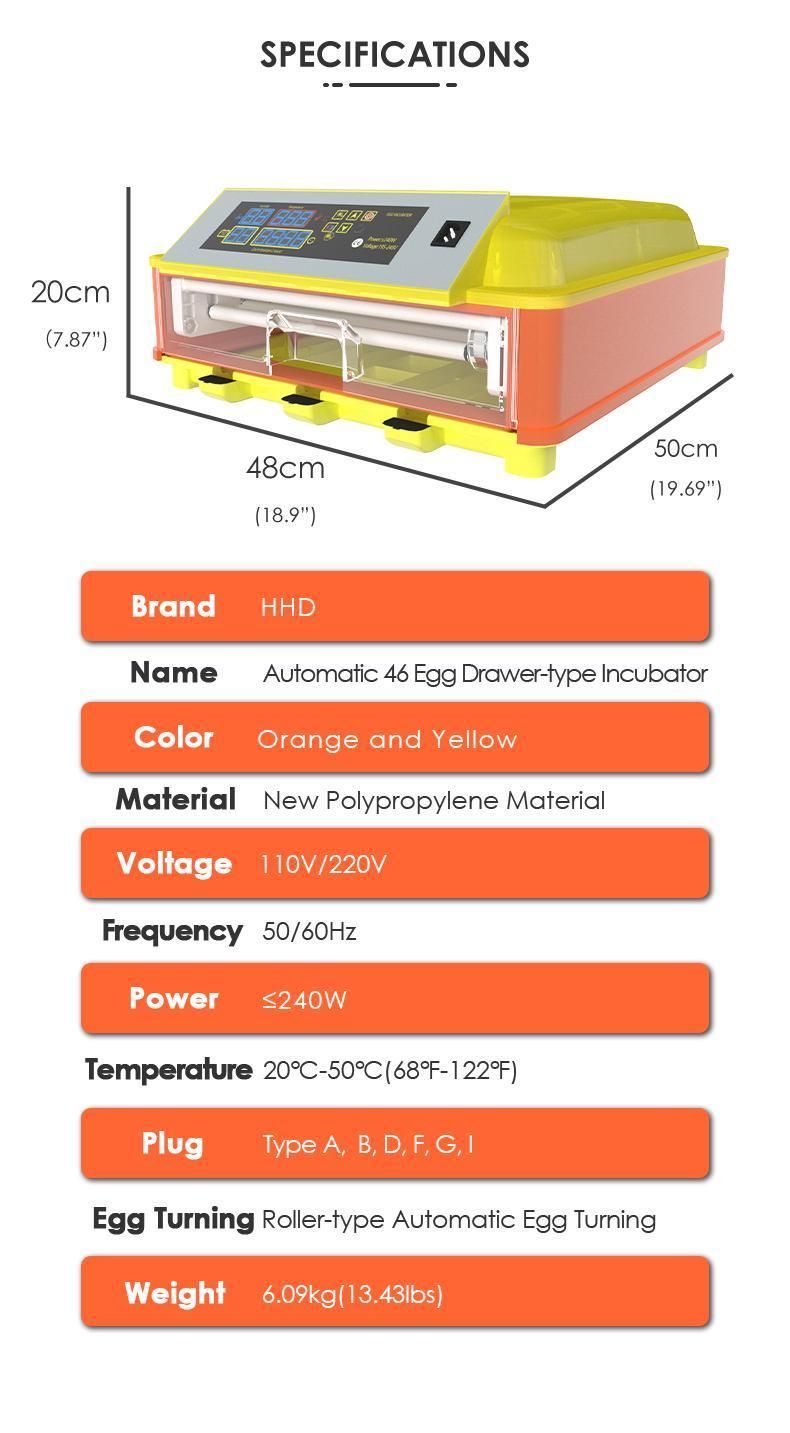 Drawer Best Selling Good Price Mini Egg Incubator Machine R46