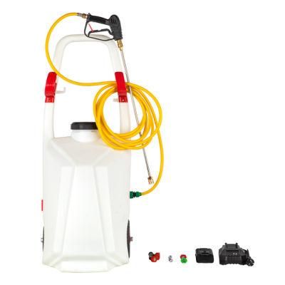 Electric Garden Pesticide Sprayer with a Backpack Tank 30 or 40 Liter, Battery Powered Sprayer