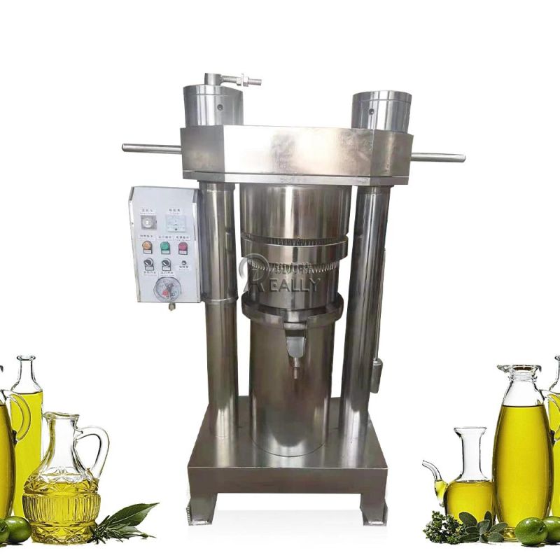 Oil Press Machine Business Olive Oil Expeller Extraction Automatic Tung Oil Seeds Peanuts Corn Soybeans Extractor Machine Small 4-5kg