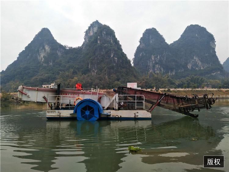 China River Lake Cleaning Boat Aquatic Weed Harvester for Cleaning Water Plants and Floating Garbage