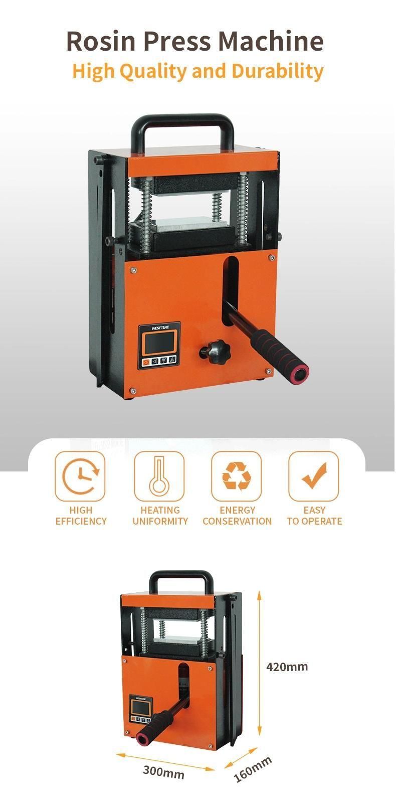 Wtrp-4t Lab Small Heat Rosin Press Machine