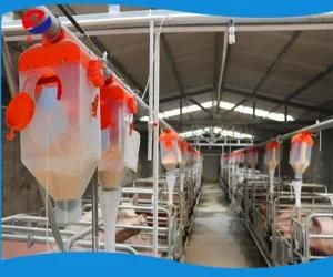 Pig Using Double Sides Feeder/ Dry Wet Feeder/ Pig Trough/ Feed Silo