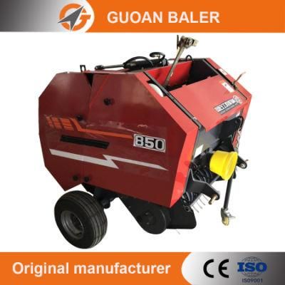 High Quality Small Tractor Mini Round Hay Baler for Sale