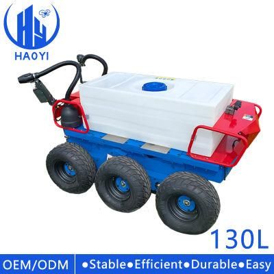 130L Large Capacity Agricultura Six-Wheel Unmanned Robot Spray Cleaning Robot Sprayer