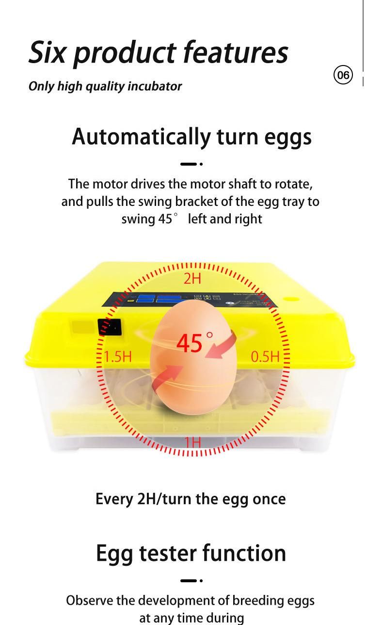 Tray and Divider Chicken Eggs Incubator with Automatic Pumping System Chicken Eggs Incubator