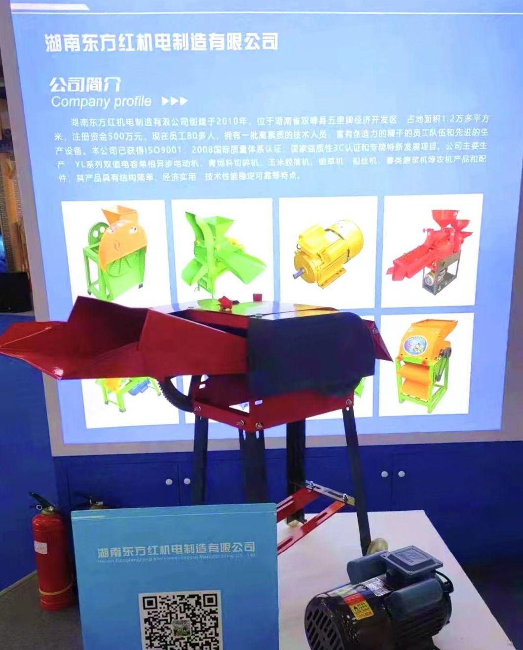Agricultural Electric Fodder Silage Grinder Farm Portable Diesel Animal Feed Making Grass Straw Cutting Big Chaff Cutter Machine