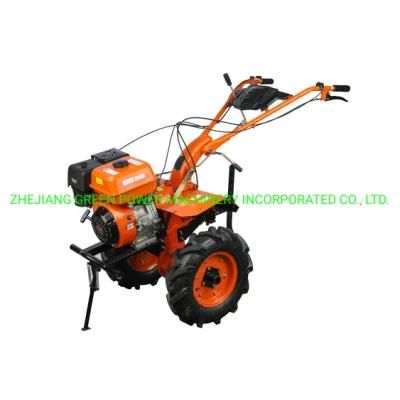 Farm Machinery 177f Gasoline Mini Power Cultivator Petrol Tiller