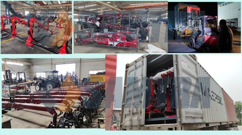 High Quality Tractor Mounted Palm Crane Grabber Machine