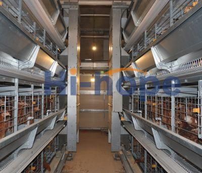 Egg Layer Farming Equipment H Type Fully Automatic Battery Chicken Poultry Cage