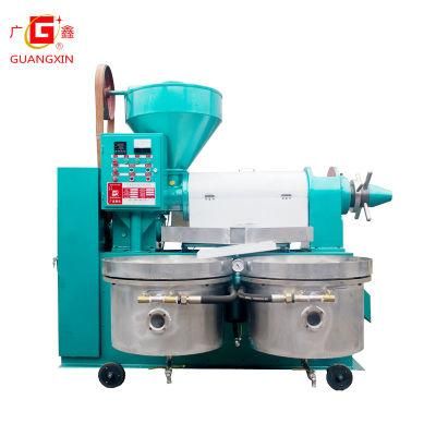 2 in 1 Combined Oil Press with Vacuum Filter Sunflower Copra Oil Extraction