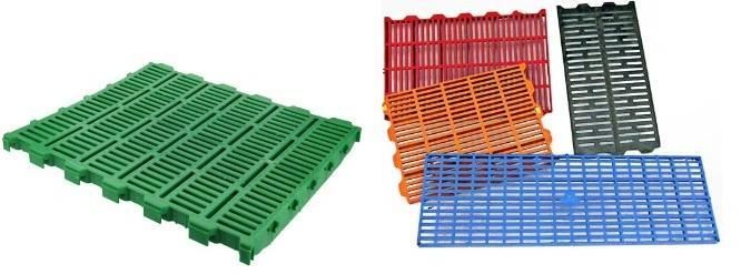 Plastic Slatted Floor Shed