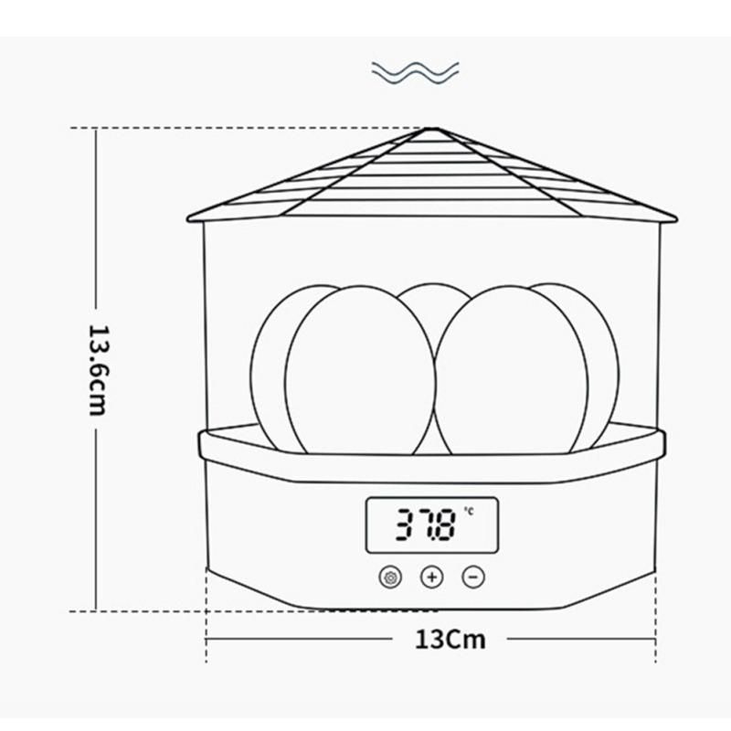 2022 New Farm Home Personal Using Super Mini 5PCS Egg Incubator