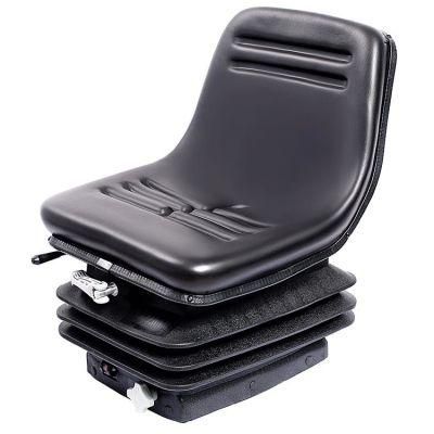 Universal Tractor Suspension Seat with Sliding Rails Adjustable, Waffle Style, Fits for John Deere, Ford/New Holland, Massey Ferguson, Kubota