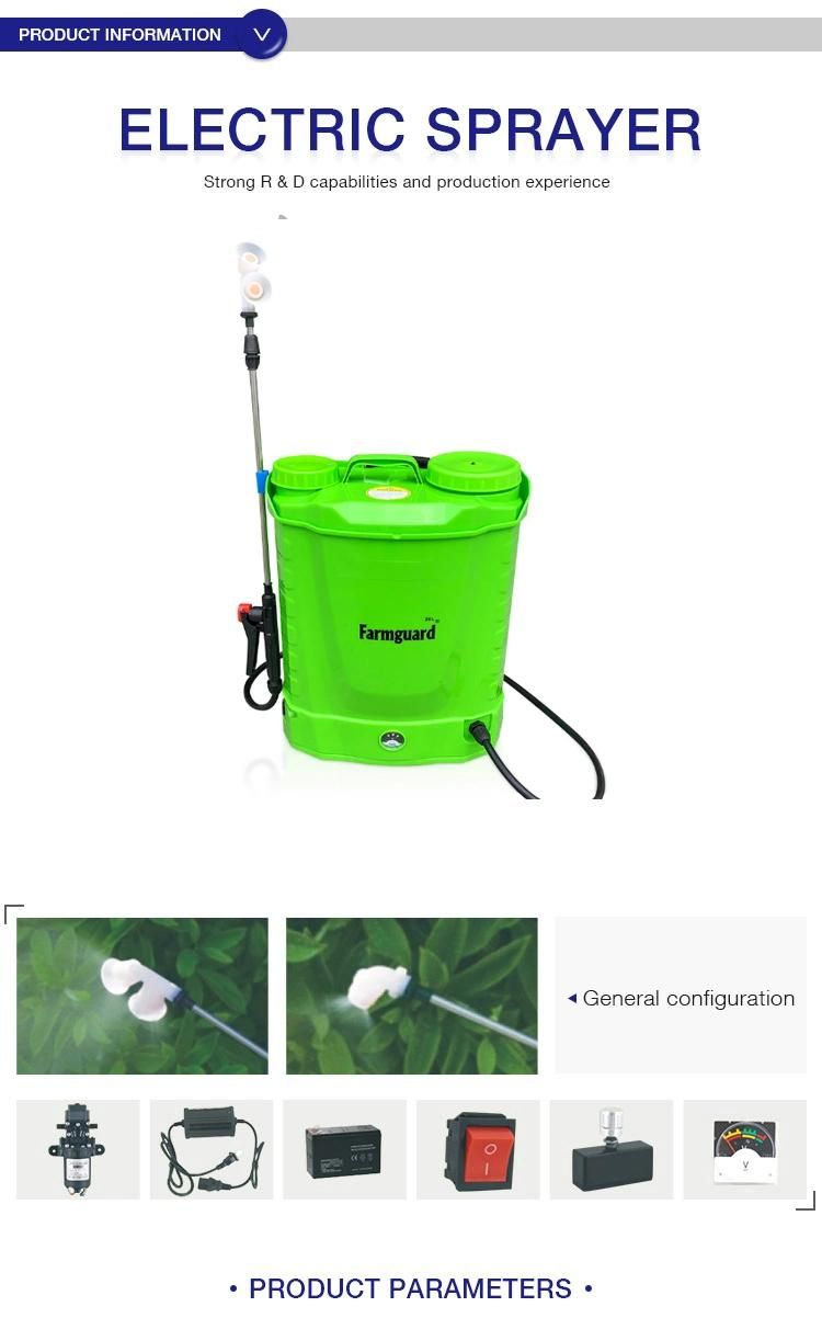 16L 20L High Pressured Water Sprayer/Disinfecting Sprayer Pump Bottles Knapsack Spray for Agricultural