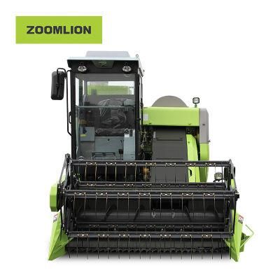 Higher Transmission Power Water Cooled Rice Harvester for Various Terrains