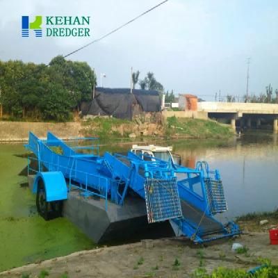 2022 New Kehan Water Plant Cleaning Aquatic Weed Harvester