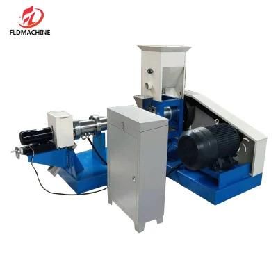 New Design Fish Feed Extruder Animal Feed Pellet Machine 500kg/H Cattle Feed Making Equipment Expanded Feed Production Line