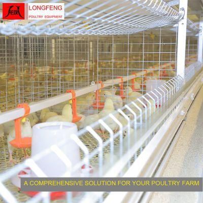 Professional Longfeng Standard Packing Milking Machine Broiler Chicken Cage for Farms