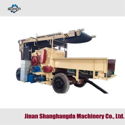 Shd Wood Chipping Machine with 160HP Diesel Engine, Wood Chipper Shredder