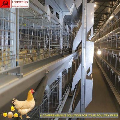 Professional Automatic Fans and Cooling Pad Poultry Farm Layer Cages Manufacture with Mature Design
