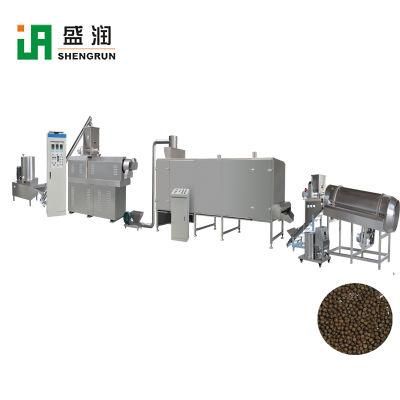 Full Automatic Aquarium Feed Pellet Extruder Fish Feed Processing Line Fish Food Making Machine