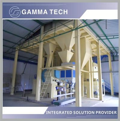 1-2tph Complete Poultry Feed Machine Line Including Pellet Mill Hkj25c, Hammer Mill as Poultry Feed Plant