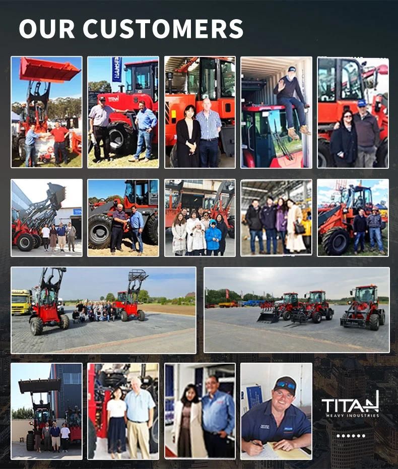 OEM Manufacture Titanhi Sugarcane Grabber Loader with Long Stroke