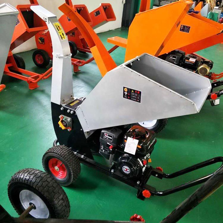 Pto Driven Wood Chipper Tree Branch Leaf Garden Shredder Mobile Crusher Machine