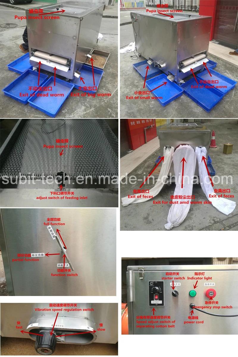 Multifunctional Mealworm Sorting Machine Dead Mealworms Separator Machine