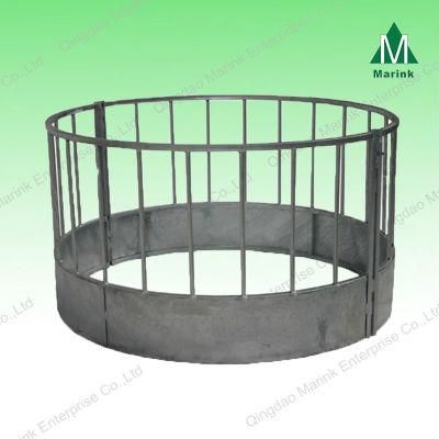 Galvanized Sheep Ring Hay Feeder, Cattle Hay Feeder