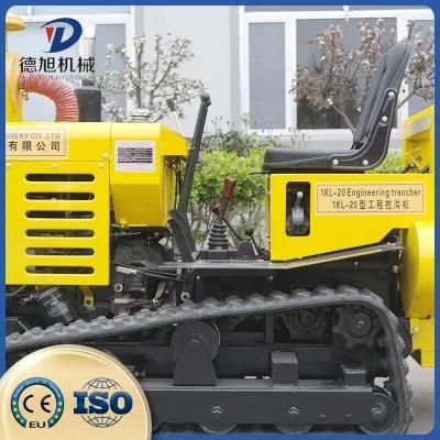 Reliable Petrol Engine Self Powered Mini Trenchers