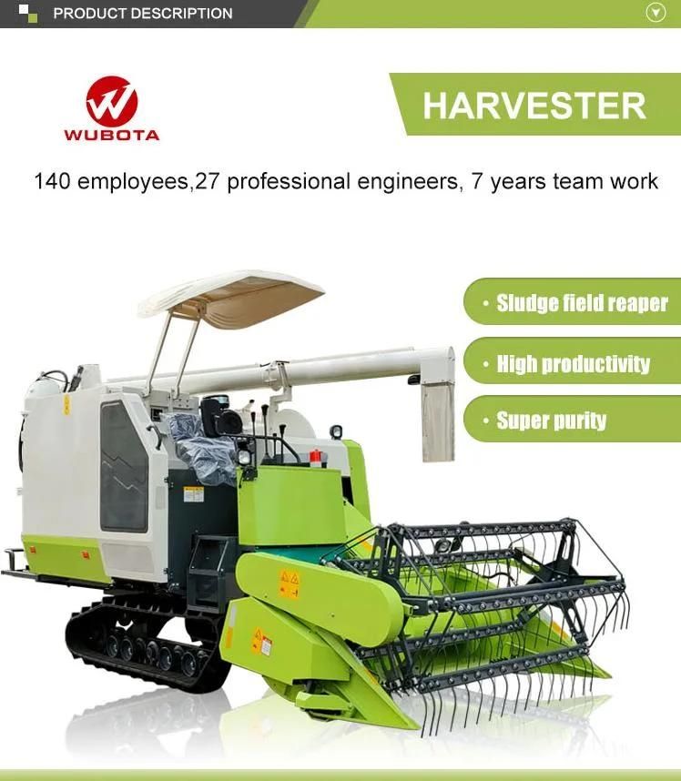 New Model Rice Combine Harvester with Baler