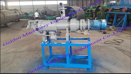 Cow Dung Manure Solid Liquid Separator Dehydrator Dewatering Machine