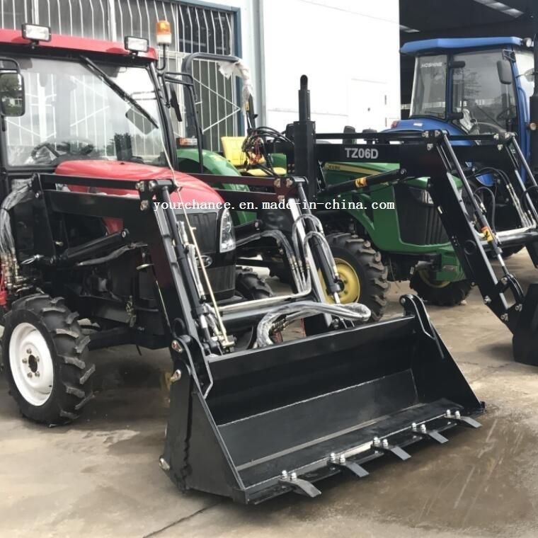 Tz06D High Quality Quick Hitch Type 45-65HP Agricultural Tractor Mounted Front End Loader Hot Sale in Canada and USA