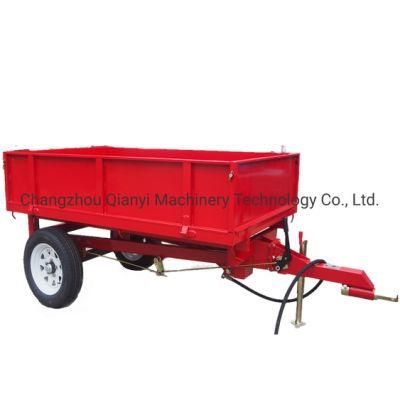 Steel Body Robust Construction Trailers Light-Duty Transportation Rear Dumping