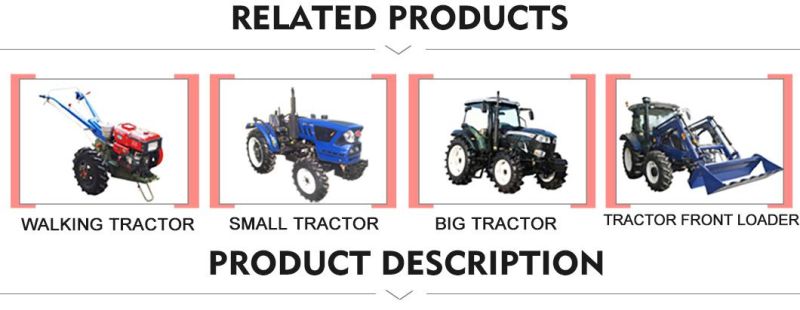 Diesel Engine Rubber Crawler Tractor Manual Cultivator Rubber Tractor Track for Swamp