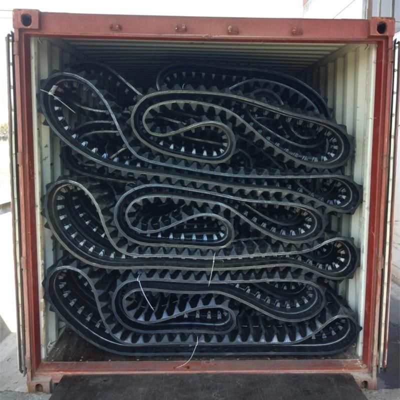 Combine Rice Harvester Rubber Track 450*90*60