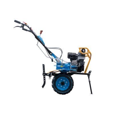 Jiamu GM500-1 D with GM170 All Gear Aluminum Transmission Box Recoil Start Petrol D-Style Power Tillers Agricultural Motor Cultivator
