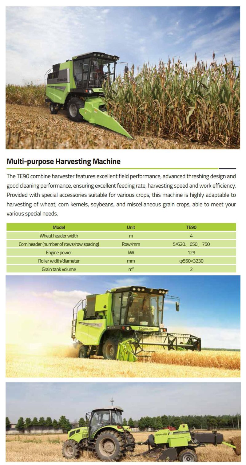 New Stock Arrival Wheat Combine Harvester Agricultural Machinery