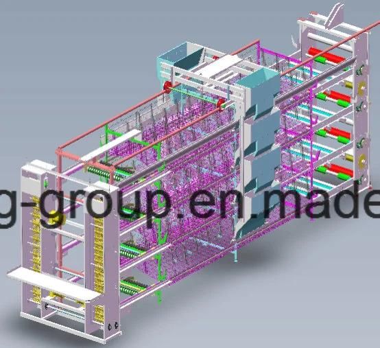 Chicken House Layer House / Automatic Chicken Layer Feed House (BYPH-220530005)