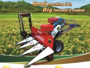 Small Diesel Engine Rice and Wheat Reaper Binder