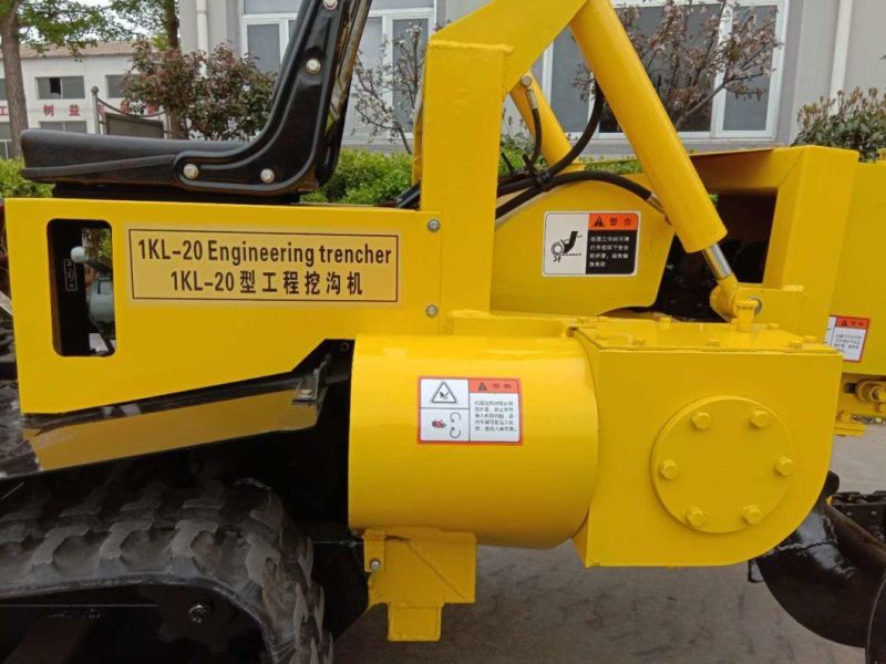 CE Approved High Effiiciency Tractor Hydraulic Chain Trencher