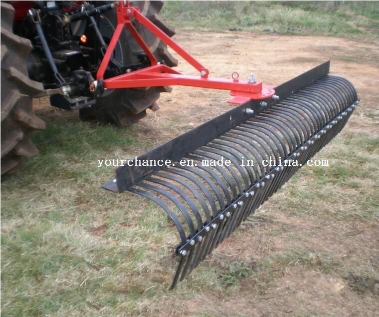 High Quality Lr-7 Tractor Mounted 2.1m Width Heavy Duty Stick Rake for Sale
