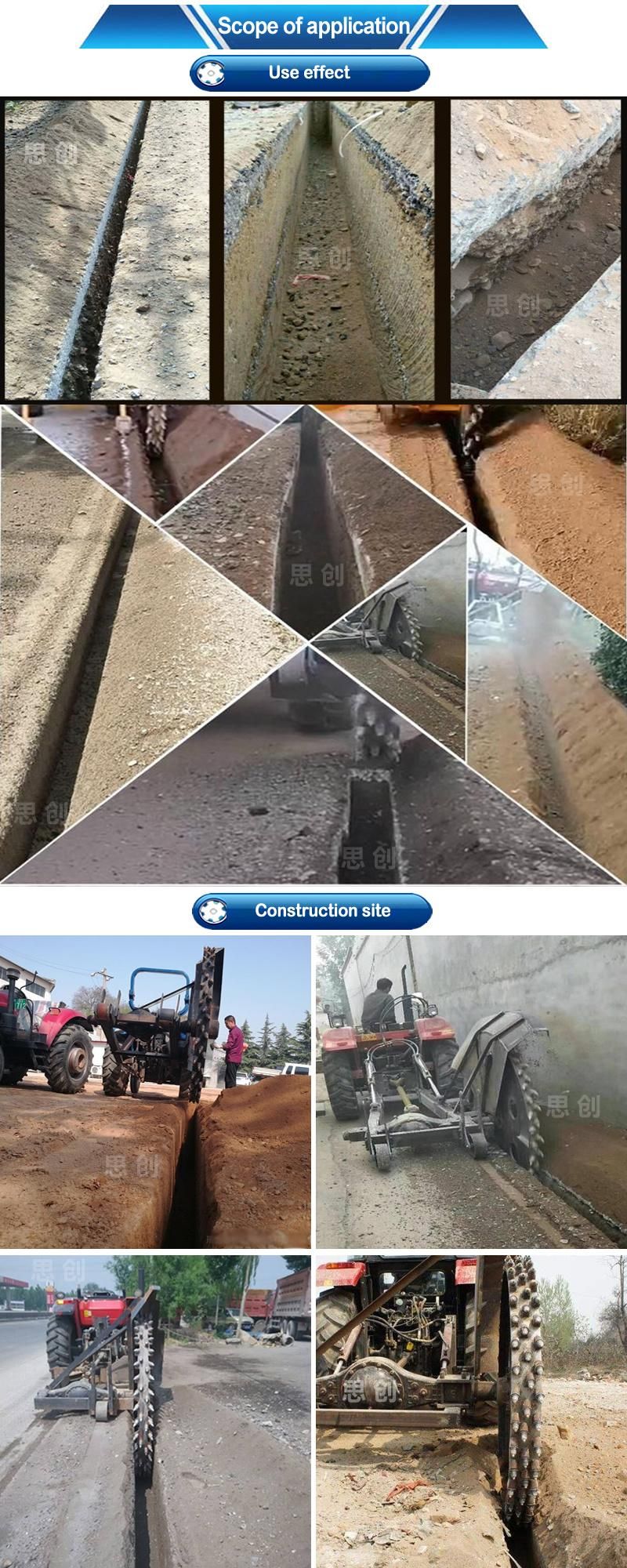 Multi-Functional Round Disc Trencher for Tractor Concrete Trencher Machine