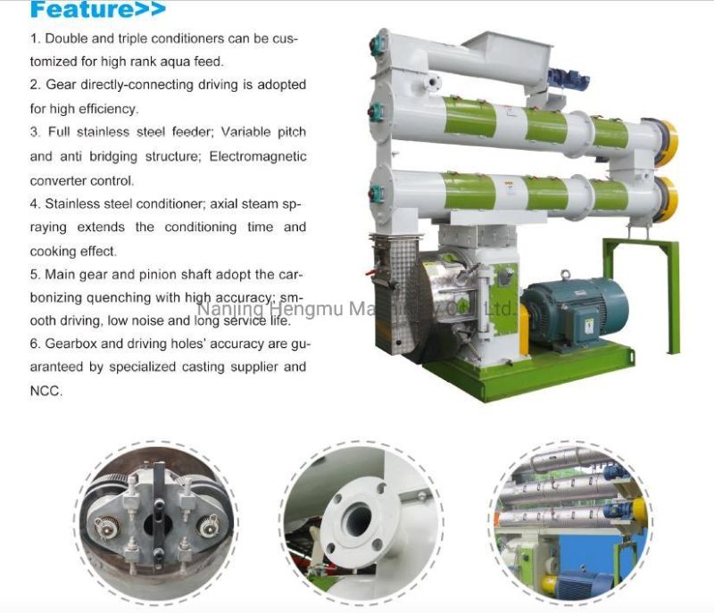 3-5t/H Poultry Animal Chicken Feed Pellet Machine Feed Processing Machine Cattle Sheep Alfafa Feed Pellet Mill Machine