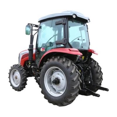 Hot Sell 90HP 4X4 Agricultural Tractor/Small Wheel Tractor with Cab for Lawn/Orchard/Garden/Home