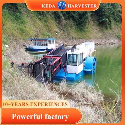 Water Hyacinth Harvester Aquatic Weed Harvester Water Weed Cutting Machine