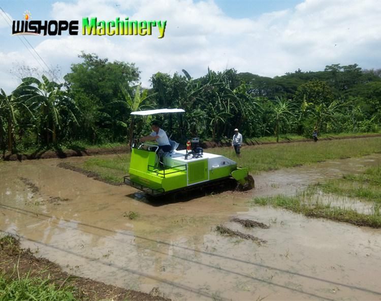 Wubota Machinery Paddy Field Use Crawler Rubber Track Cultivator for Sale in Philippines